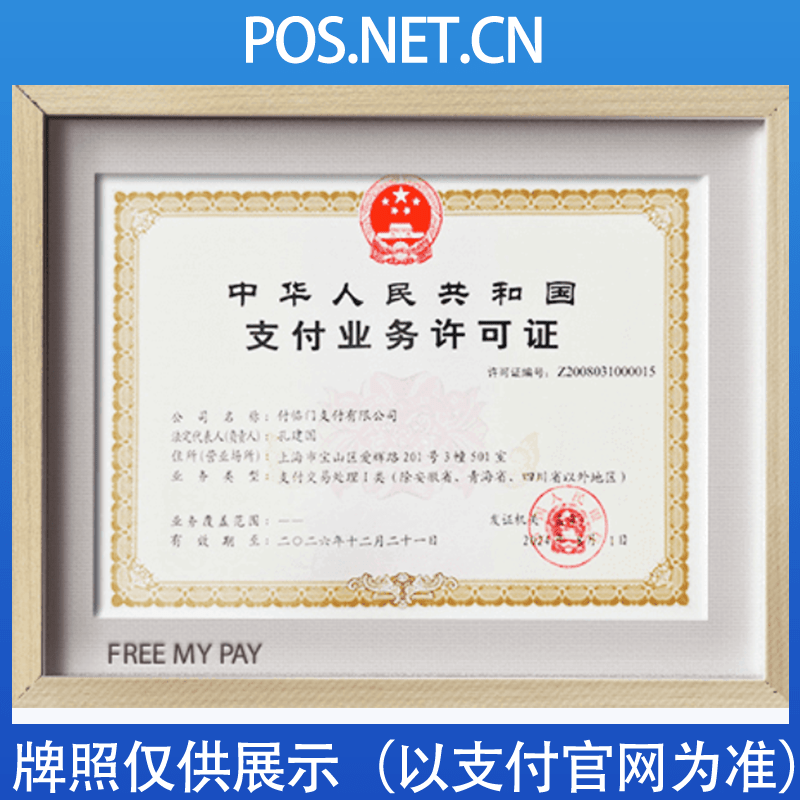 河西付临门支付牌照